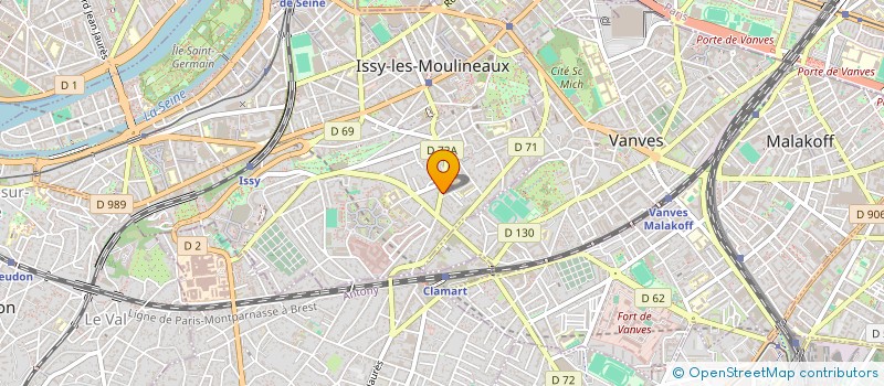 localisation de l'entreprise MONSIEUR VINCENT BOURDON à ISSY-LES-MOULINEAUX