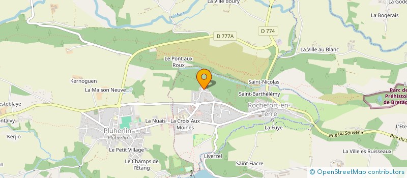 localisation de l'entreprise MONSIEUR VINCENT BOURDON  ROCHEFORT-EN-TERRE