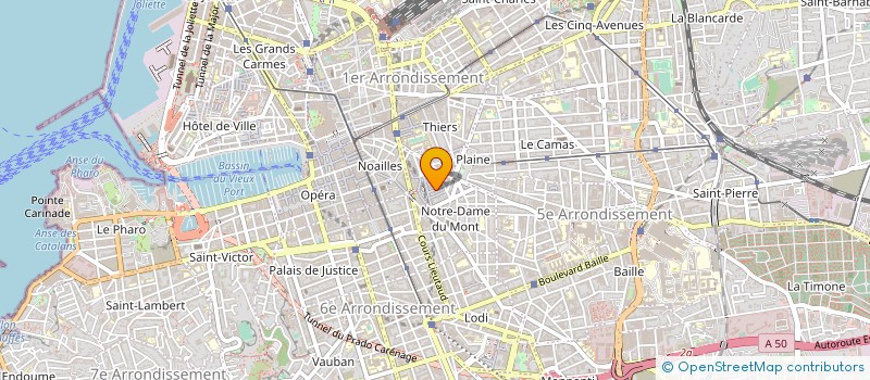 localisation de l'entreprise MONSIEUR VINCENT BOURGEAU à MARSEILLE