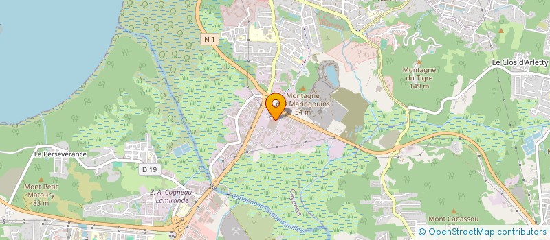 localisation de l'entreprise MONSIEUR VINCENT BOURGEOIS  CAYENNE