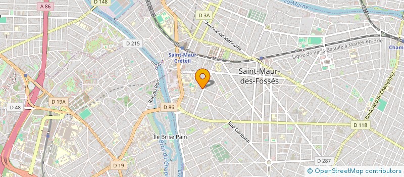 localisation de l'entreprise MONSIEUR VINCENT BOURGEOIS à SAINT-MAUR-DES-FOSSES