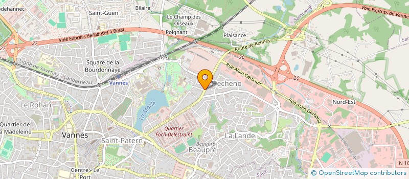localisation de l'entreprise MONSIEUR VINCENT BOURIOT à VANNES