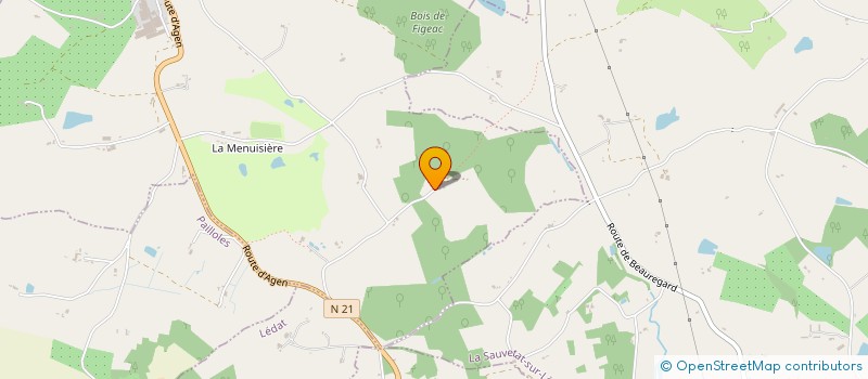 localisation de l'entreprise MONSIEUR VINCENT BOURNOL  SAINT MAURICE DE LESTAPEL