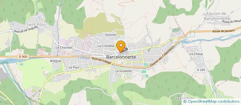 localisation de l'entreprise MONSIEUR VINCENT BOUSCARLE à BARCELONNETTE