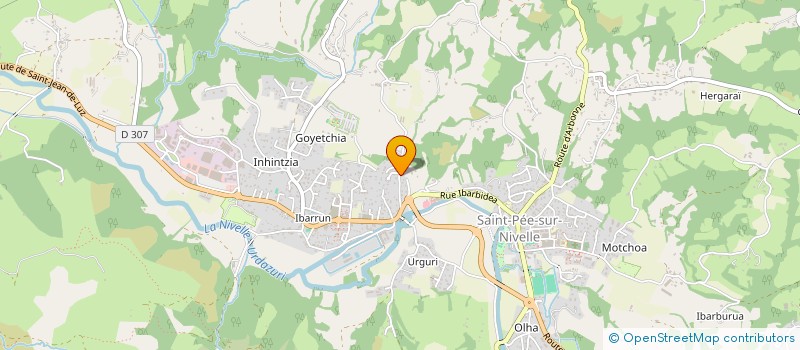 localisation de l'entreprise MONSIEUR VINCENT BOUSSAC  SAINT-PEE-SUR-NIVELLE