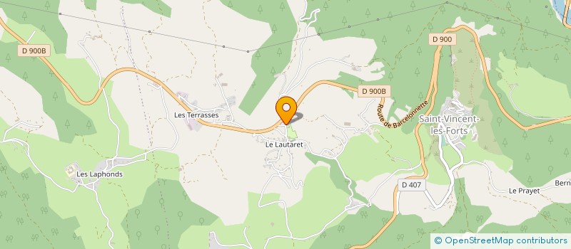 localisation de l'entreprise MONSIEUR VINCENT BOUTARD à UBAYE-SERRE-PONCON
