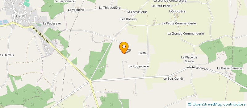 localisation de l'entreprise MONSIEUR VINCENT BOUTEILLER  TIERCE