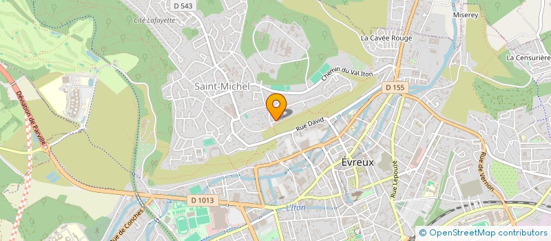 localisation de l'entreprise MONSIEUR VINCENT BOUTICOURT  EVREUX