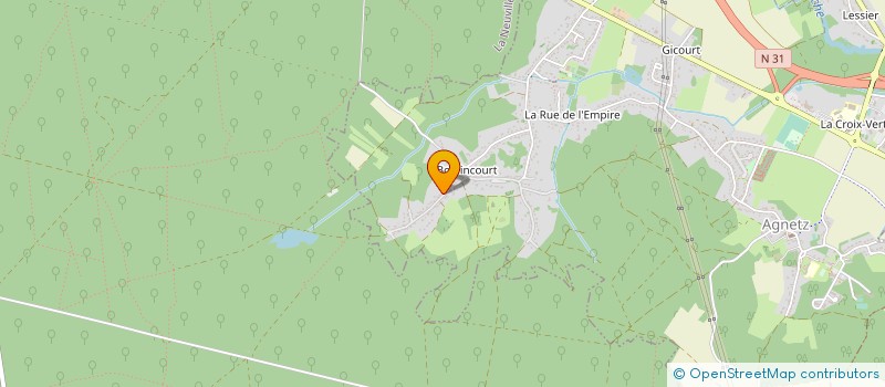 localisation de l'entreprise MONSIEUR VINCENT BOUTIN  AGNETZ