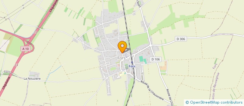 localisation de l'entreprise MONSIEUR VINCENT BOUTTEAUD  FORS