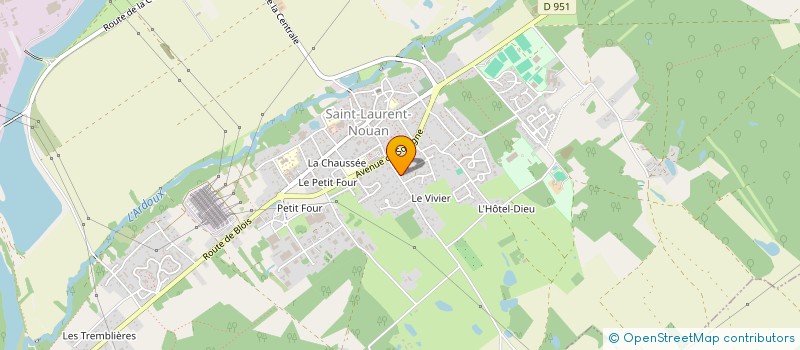 localisation de l'entreprise MONSIEUR VINCENT BOUVET à SAINT-LAURENT-NOUAN