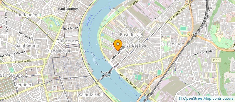 localisation de l'entreprise MONSIEUR VINCENT BOUZENTOUTA  BORDEAUX