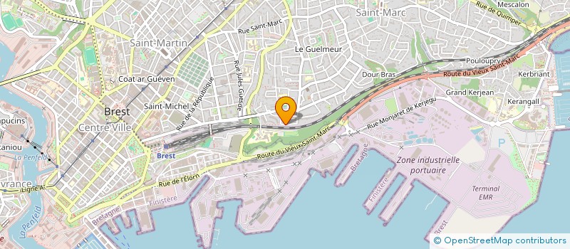 localisation de l'entreprise MONSIEUR VINCENT BOYAVAL à BREST