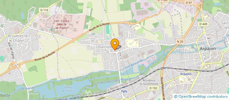 localisation de l'entreprise MONSIEUR VINCENT BOYER  OLLAINVILLE