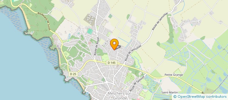 localisation de l'entreprise MONSIEUR VINCENT BOZIER  MESCHERS-SUR-GIRONDE