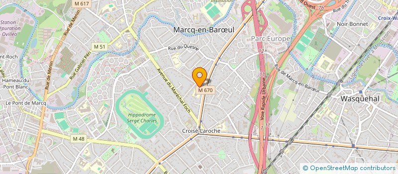 localisation de l'entreprise MONSIEUR VINCENT BRACHET à MARCQ-EN-BARŒUL