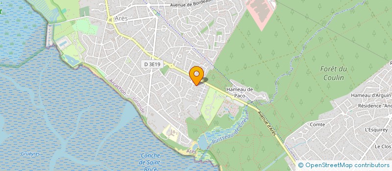 localisation de l'entreprise MONSIEUR VINCENT BRANDELA  ARES