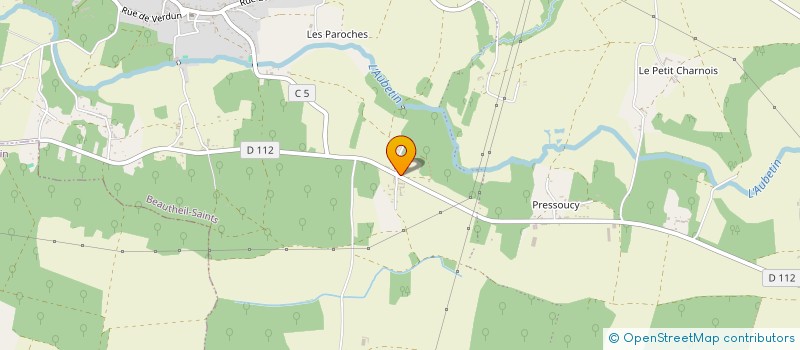 localisation de l'entreprise MONSIEUR VINCENT BRANGEA  BEAUTHEIL-SAINTS