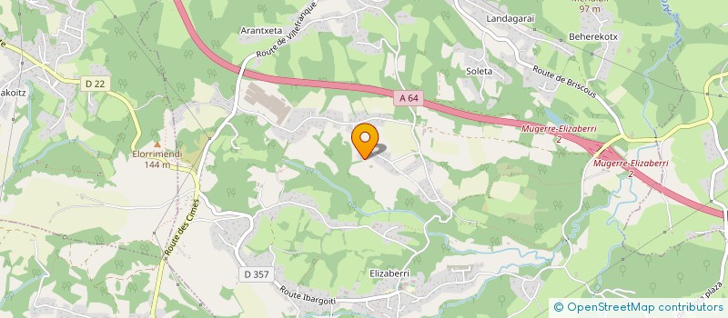 localisation de l'entreprise MONSIEUR VINCENT BRAUD  MOUGUERRE