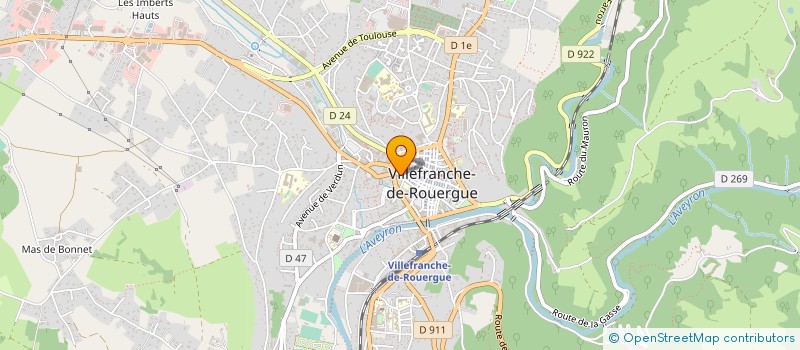 localisation de l'entreprise MONSIEUR VINCENT BREA  VILLEFRANCHE-DE-ROUERGUE