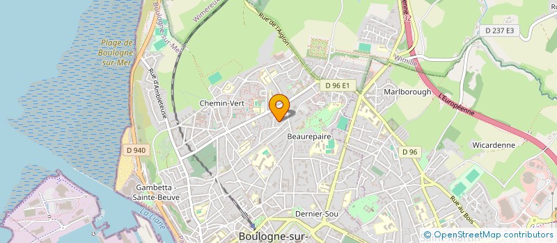 localisation de l'entreprise MONSIEUR VINCENT BREBION à BOULOGNE-SUR-MER