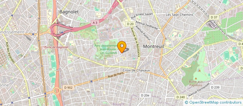 localisation de l'entreprise MONSIEUR VINCENT BREDIF à AUBERVILLIERS