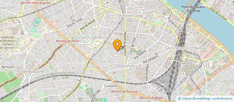 localisation de l'entreprise MONSIEUR VINCENT BRIAN  BORDEAUX