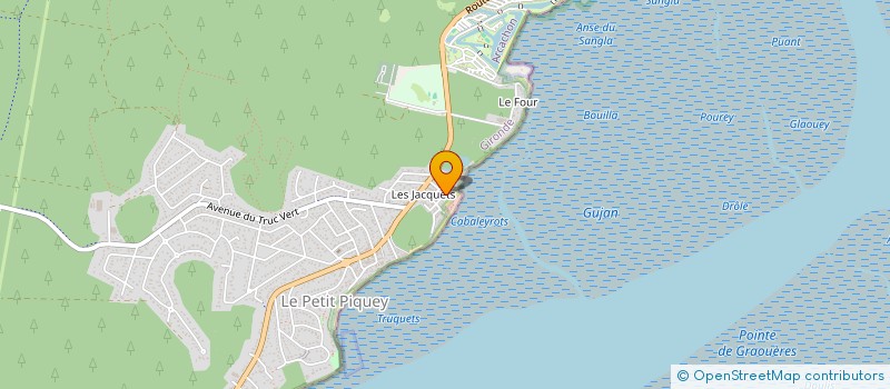 localisation de l'entreprise MONSIEUR VINCENT BRIAU à LEGE-CAP-FERRET