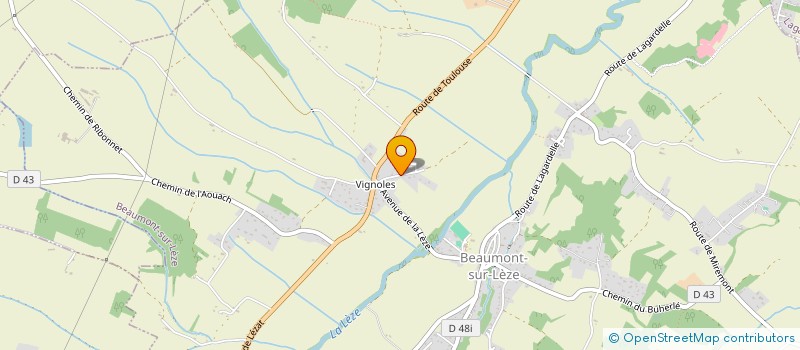 localisation de l'entreprise MONSIEUR VINCENT BRICCOLI  BEAUMONT-SUR-LEZE