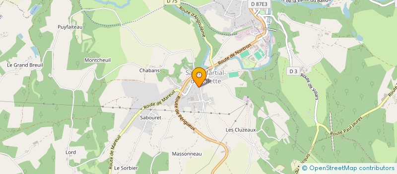 localisation de l'entreprise MONSIEUR VINCENT BRIDOUX à LA CHAPELLE-MONTMOREAU