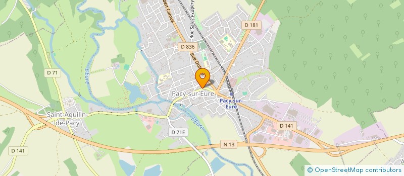 localisation de l'entreprise MONSIEUR VINCENT BRILLON  PACY-SUR-EURE