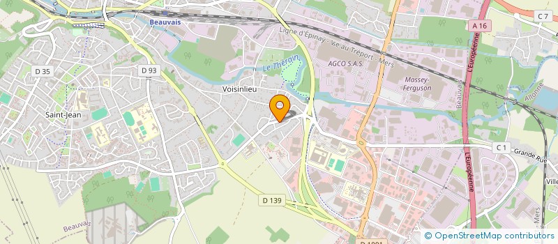 localisation de l'entreprise MONSIEUR VINCENT BRIZION  BEAUVAIS