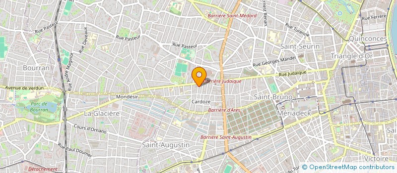 localisation de l'entreprise MONSIEUR VINCENT BRIZIONS  BORDEAUX