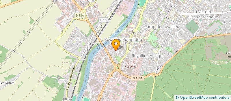 localisation de l'entreprise MONSIEUR VINCENT BROCARD à COMPIEGNE