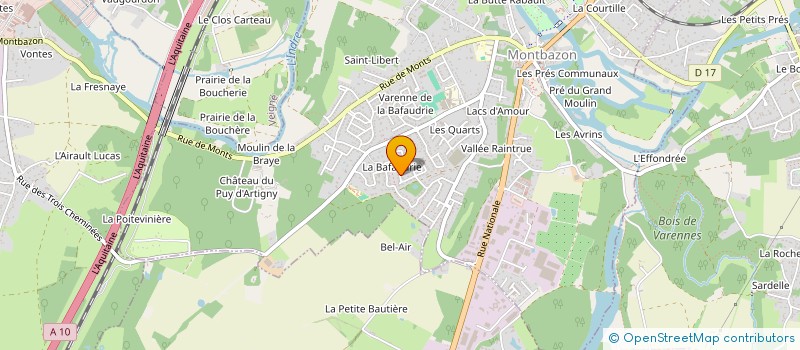 localisation de l'entreprise MONSIEUR VINCENT BROSSARD  MONTBAZON