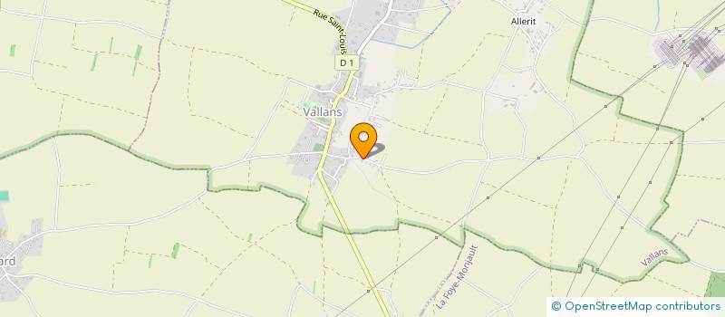 localisation de l'entreprise MONSIEUR VINCENT BROSSARD  FRONTENAY-ROHAN-ROHAN