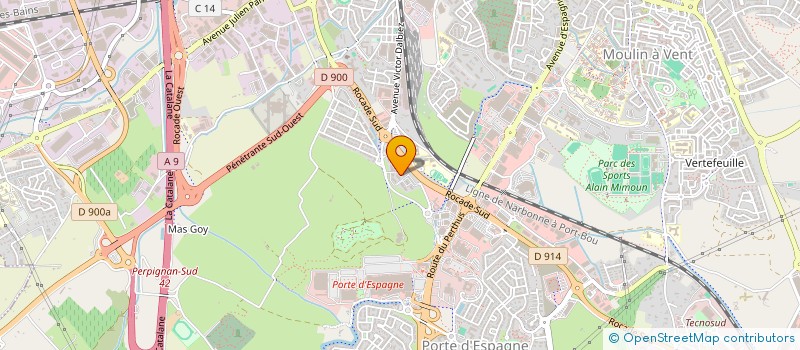 localisation de l'entreprise MONSIEUR VINCENT BROTONS  PERPIGNAN