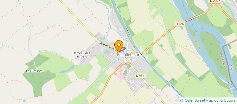 localisation de l'entreprise MONSIEUR VINCENT BROUST à BEAULIEU-SUR-LOIRE