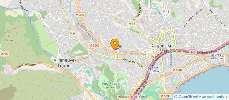 localisation de l'entreprise MONSIEUR VINCENT BRUCKERT à CAGNES-SUR-MER