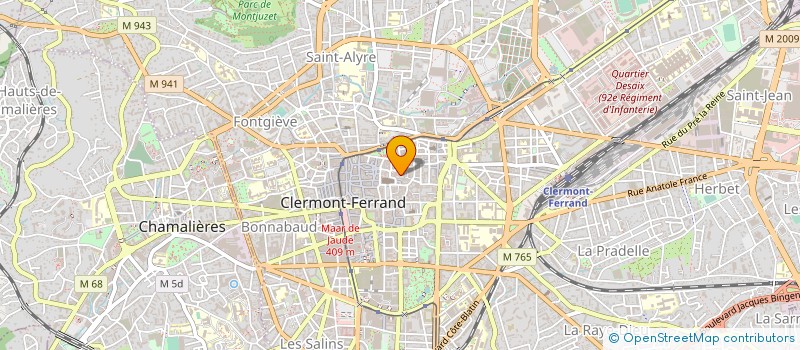 localisation de l'entreprise MONSIEUR VINCENT BRUGEROLLES  CLERMONT-FERRAND