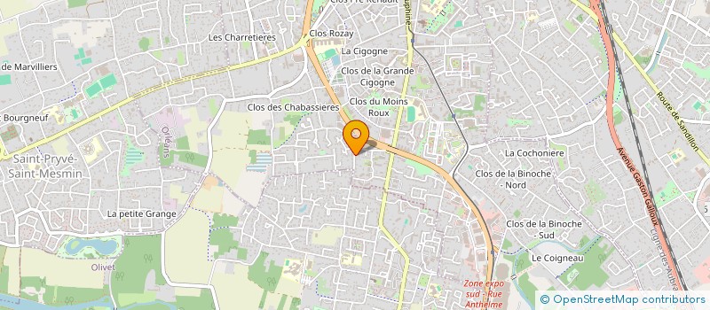 localisation de l'entreprise MONSIEUR VINCENT BRUJAS à ORLEANS