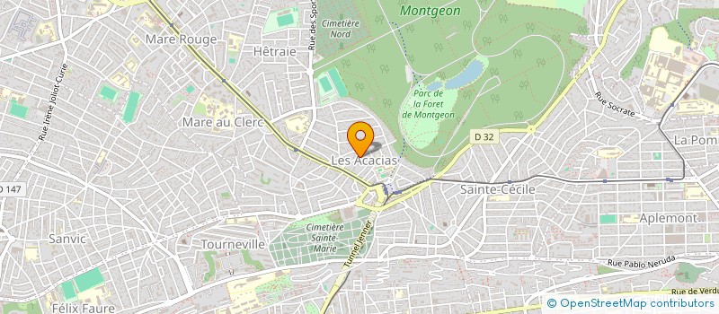 localisation de l'entreprise MONSIEUR VINCENT BRUMENT  LE HAVRE