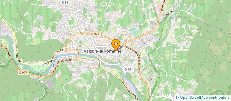 localisation de l'entreprise MONSIEUR VINCENT BRUNEL  VAISON-LA-ROMAINE