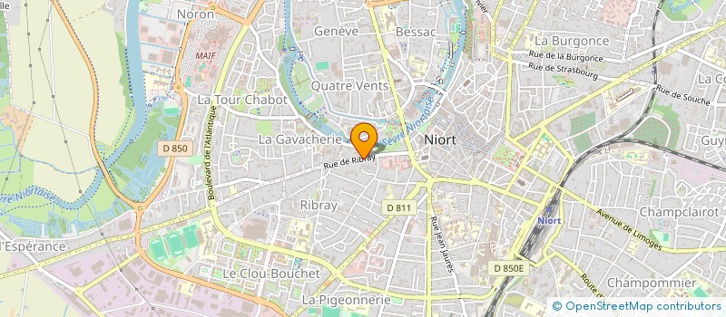 localisation de l'entreprise MONSIEUR VINCENT BRUNEL à NIORT