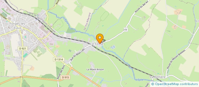 localisation de l'entreprise MONSIEUR VINCENT BRUNEL  FORGES-LES-EAUX