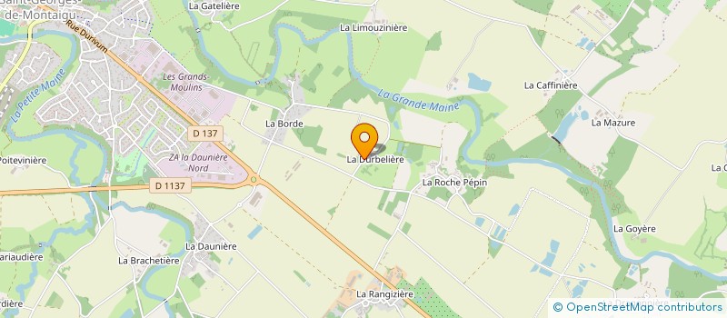 localisation de l'entreprise MONSIEUR VINCENT BRUNELIERE à MONTAIGU-VENDEE