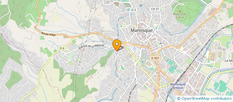 localisation de l'entreprise MONSIEUR VINCENT BRUNO  LES DEUX ALPES