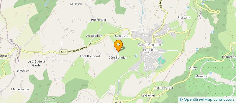 localisation de l'entreprise MONSIEUR VINCENT BRUYAS à SAINT-CHRISTO-EN-JAREZ