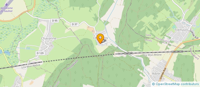 localisation de l'entreprise MONSIEUR VINCENT BUGNON  VIEUX-CHARMONT