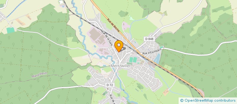 localisation de l'entreprise MONSIEUR VINCENT BURCKEL  MERTZWILLER
